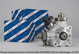 Pompa wtryskowa Bosch Common Rail CP4 0445011532 do Volkswagen, 2.0 TDI - nowa, regeneracja, cena