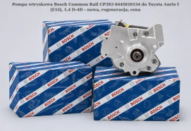 Pompa wtryskowa Bosch Common Rail CP3S3 0445010134 do Toyota Auris I (E15), 1.4 D-4D - nowa, regeneracja, cena