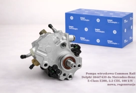 Pompa wtryskowa Common Rail Delphi 28447439 do Mercedes-Benz E-Class E200, 2.2 CDI, 100 kW – nowa, regeneracja