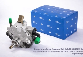 Pompa wtryskowa Common Rail Delphi 28447439 do Mercedes-Benz E-Class E250, 2.2 CDI, 150 kW – nowa, regeneracja