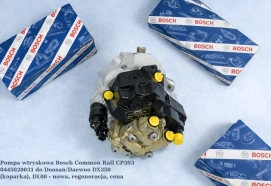 Pompa wtryskowa Bosch Common Rail CP3S3 0445020031 do Doosan/Daewoo DX350 (koparka), DL08 - nowa, regeneracja, cena