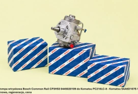 Pompa wtryskowa Bosch Common Rail CP3HS3 0445020109 do Komatsu PC210LC-8 - Komatsu SAA6D107E-1 - nowa, regeneracja, cena