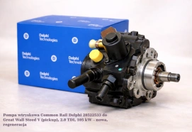 Pompa wtryskowa Common Rail Delphi 28522533 do Great Wall Steed V (pickup), 2.0 TDI, 105 kW – nowa, regeneracja