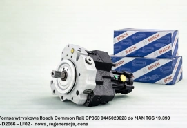 Pompa wtryskowa Bosch Common Rail CP3S3 0445020023 do MAN TGS 19.390 – D2066 – LF02 - nowa, regeneracja, cena