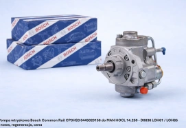 Pompa wtryskowa Bosch Common Rail CP3HS3 0445020156 do MAN HOCL 14.250 - D0836 LOH61 / LOH65 - nowa, regeneracja, cena