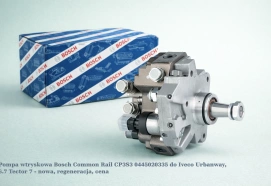 Pompa wtryskowa Bosch Common Rail CP3S3 0445020335 do Iveco Urbanway, 6.7 Tector 7 - nowa, regeneracja, cena