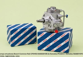 Pompa wtryskowa Bosch Common Rail CP3HS3 0445020109 do Komatsu PC220-8 - Komatsu SAA6D107E-1 - nowa, regeneracja, cena
