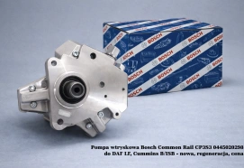 Pompa wtryskowa Bosch Common Rail CP3S3 0445020298 do DAF LF, Cummins B/ISB - nowa, regeneracja, cena