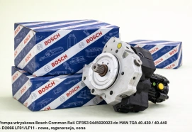 Pompa wtryskowa Bosch Common Rail CP3S3 0445020023 do MAN TGA 40.430 / 40.440 – D2066 LF01/LF11 - nowa, regeneracja, cena