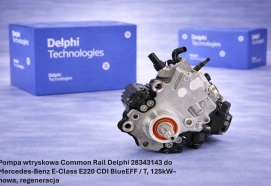 Pompa wtryskowa Common Rail Delphi 28343143 do Mercedes-Benz E-Class E220 CDI BlueEFF / T, 125kW– nowa, regeneracja