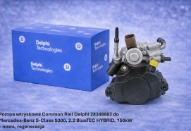 Pompa wtryskowa Common Rail Delphi 28348662 do Mercedes-Benz S-Class S300, 2.2 BlueTEC HYBRID, 150kW – nowa, regeneracja