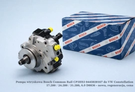 Pompa wtryskowa Bosch Common Rail CP3HS3 0445020167 do VW Constellation 17.280 / 24.280 / 31.280, 6.9 D0836 - nowa, regeneracja, cena
