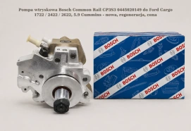 Pompa wtryskowa Bosch Common Rail CP3S3 0445020149 do Ford Cargo 1722 / 2422 / 2622, 5.9 Cummins - nowa, regeneracja, cena