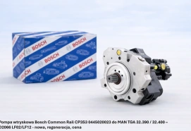 Pompa wtryskowa Bosch Common Rail CP3S3 0445020023 do MAN TGA 32.390 / 32.400 – D2066 LF02/LF12 - nowa, regeneracja, cena