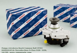 Pompa wtryskowa Bosch Common Rail CP3S3 0445010145 do Mercedes-Benz S-Class S320 / S350, 3.0 CDI - nowa, regeneracja, cena