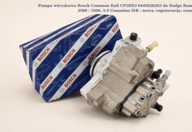 Pompa wtryskowa Bosch Common Rail CP3HS3 0445020263 do Dodge Ram 2500 / 3500, 5.9 Cummins ISB - nowa, regeneracja, cena