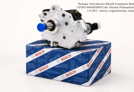 Pompa wtryskowa Bosch Common Rail CP3S3 0445010075 do Nissan Primastar, 1.9 dCi - nowa, regeneracja, cena