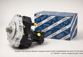 Pompa wtryskowa Bosch Common Rail CP3S3 0445020284 do DAF CF 65.220, 6.7 GR165 - nowa, regeneracja, cena