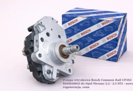 Pompa wtryskowa Bosch Common Rail CP3S3 0445010033 do Opel Movano 2.2 / 2.5 DTi - nowa, regeneracja, cena