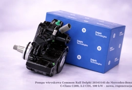 Pompa wtryskowa Common Rail Delphi 28343145 do Mercedes-Benz C-Class C200, 2.2 CDI, 100 kW – nowa, regeneracja