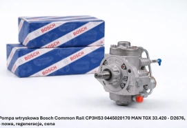 Pompa wtryskowa Bosch Common Rail CP3HS3 0445020170 MAN TGX 33.420 - D2676, - nowa, regeneracja, cena
