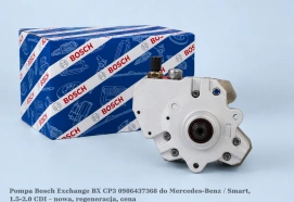 Pompa Bosch Exchange BX CP3 0986437368 do Mercedes-Benz / Smart, 1.5-2.0 CDI – nowa, regeneracja, cena