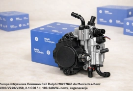 Pompa wtryskowa Common Rail Delphi 28297640 do Mercedes-Benz V200/V220/V250, 2.1 CDI / d, 100-140kW– nowa, regeneracja