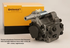 Pompa wtryskowa Common Rail Siemens VDO A2C59513829 do Volvo V50 1.6 D2, 84 kW – nowa, regeneracja