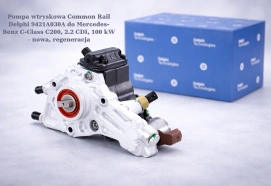 Pompa wtryskowa Common Rail Delphi 9421A030A do Mercedes-Benz C-Class C200, 2.2 CDI, 100 kW – nowa, regeneracja