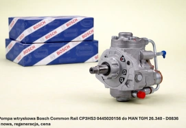 Pompa wtryskowa Bosch Common Rail CP3HS3 0445020156 do MAN TGM 26.340 - D0836 - nowa, regeneracja, cena