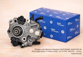 Pompa wtryskowa Common Rail Delphi 28447438 do Mercedes-Benz C-Class C250, 2.2 d CDI, 150 kW – nowa, regeneracja