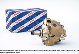 Pompa wtryskowa Bosch Common Rail CP3HS3 0445020263 do Dodge Ram 2500, Cummins 6.7 ISB - nowa, regeneracja, cena