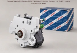 Pompa Bosch Exchange BX CP3 0986437335 do Toyota, 1.4 D-4D – nowa, regeneracja, cena