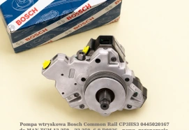 Pompa wtryskowa Bosch Common Rail CP3HS3 0445020167 do MAN TGM 13.250 – 22.250, 6.9 D0836 - nowa, regeneracja, cena