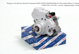 Pompa wtryskowa Bosch Common Rail CP3S3 0445010356 do Mercedes-Benz C-Class C350 CDI, 3.0 CDI - nowa, regeneracja, cena