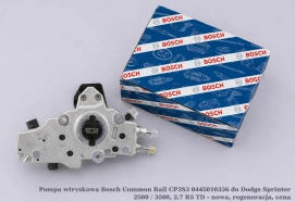 Pompa wtryskowa Bosch Common Rail CP3S3 0445010336 do Dodge Sprinter 2500 / 3500, 2.7 R5 TD - nowa, regeneracja, cena