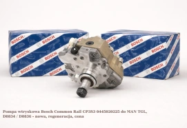 Pompa wtryskowa Bosch Common Rail CP3S3 0445020225 do MAN TGL, D0834 / D0836 - nowa, regeneracja, cena