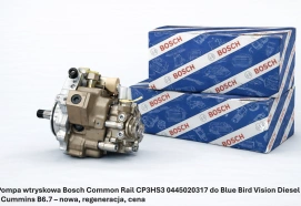 Pompa wtryskowa Bosch Common Rail CP3HS3 0445020317 do Blue Bird Vision Diesel - Cummins B6.7 – nowa, regeneracja, cena
