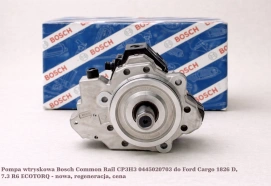 Pompa wtryskowa Bosch Common Rail CP3H3 0445020703 do Ford Cargo 1826 D, 7.3 R6 ECOTORQ - nowa, regeneracja, cena