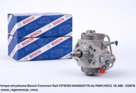 Pompa wtryskowa Bosch Common Rail CP3HS3 0445020170 do MAN HOCL 18.480 - D2676 - nowa, regeneracja, cena