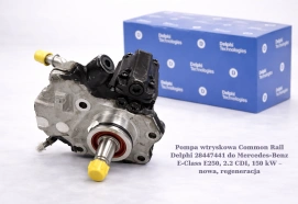 Pompa wtryskowa Common Rail Delphi 28447441 do Mercedes-Benz E-Class E250, 2.2 CDI, 150 kW – nowa, regeneracja