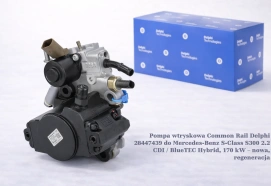 Pompa wtryskowa Common Rail Delphi 28447439 do Mercedes-Benz S-Class S300 BlueTEC Hybrid, 170 kW – nowa, regeneracja