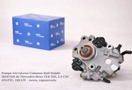 Pompa wtryskowa Common Rail Delphi 28447439 do Mercedes-Benz GLK 250, 2.2 CDI 4MATIC, 150 kW – nowa, regeneracja