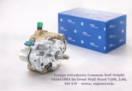 Pompa wtryskowa Common Rail Delphi 9424A100A do Great Wall Steed V200, 2.0d, 105 kW – nowa, regeneracja