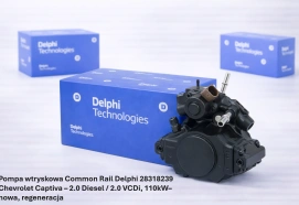 Pompa wtryskowa Common Rail Delphi 28318239 Chevrolet Captiva – 2.0 Diesel / 2.0 VCDi, 110kW– nowa, regeneracja