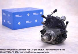 Pompa wtryskowa Common Rail Delphi 28252613 do Mercedes-Benz V 200 / V 250 / V 250, 100-140kW– nowa, regeneracja