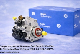 Pompa wtryskowa Common Rail Delphi 28348662 do Mercedes-Benz E-Class E300, 2.2 CDI, 150kW – nowa, regeneracja