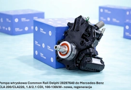 Pompa wtryskowa Common Rail Delphi 28297640 do Mercedes-Benz CLA 200/CLA220, 1.8/2.1 CDI, 100-130kW– nowa, regeneracja