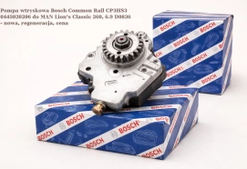 Pompa wtryskowa Bosch Common Rail CP3HS3 0445020206 do MAN Lion’s Classic 260, 6.9 D0836 - nowa, regeneracja, cena