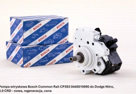 Pompa wtryskowa Bosch Common Rail CP3S3 0445010095 do Dodge Nitro, 3.0 CRD - nowa, regeneracja, cena
